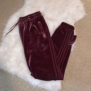 Velvet Adidas Joggers